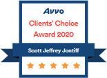 Avvo | Clients' Choice Award 2020 | Scott Jeffrey Jontiff | 5 Stars
